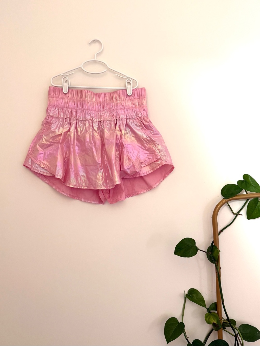 Pink Iridescent Layered Skort